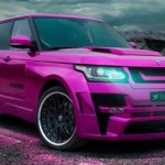 Růžový Range Rover od Hamann 